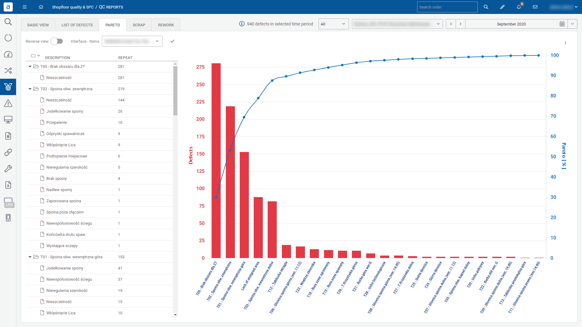 screenshot of ANT MES